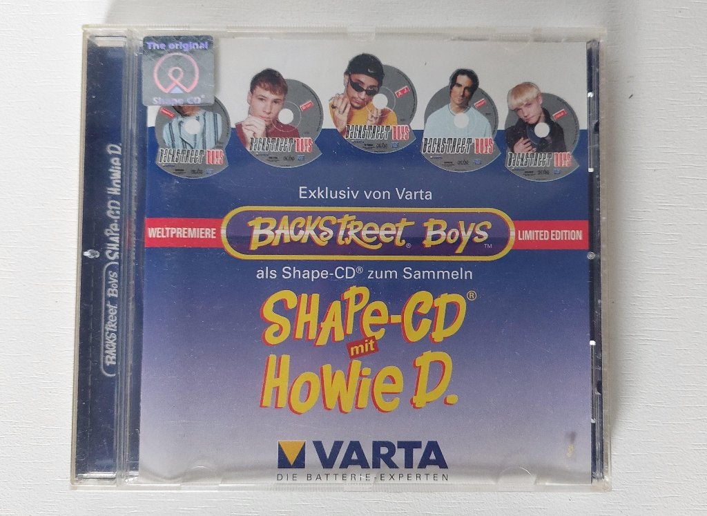 CD: Backstreet Boys shape-CD, Howie, Ophalen of Verzenden, 1990 - 1999, Zo goed als nieuw