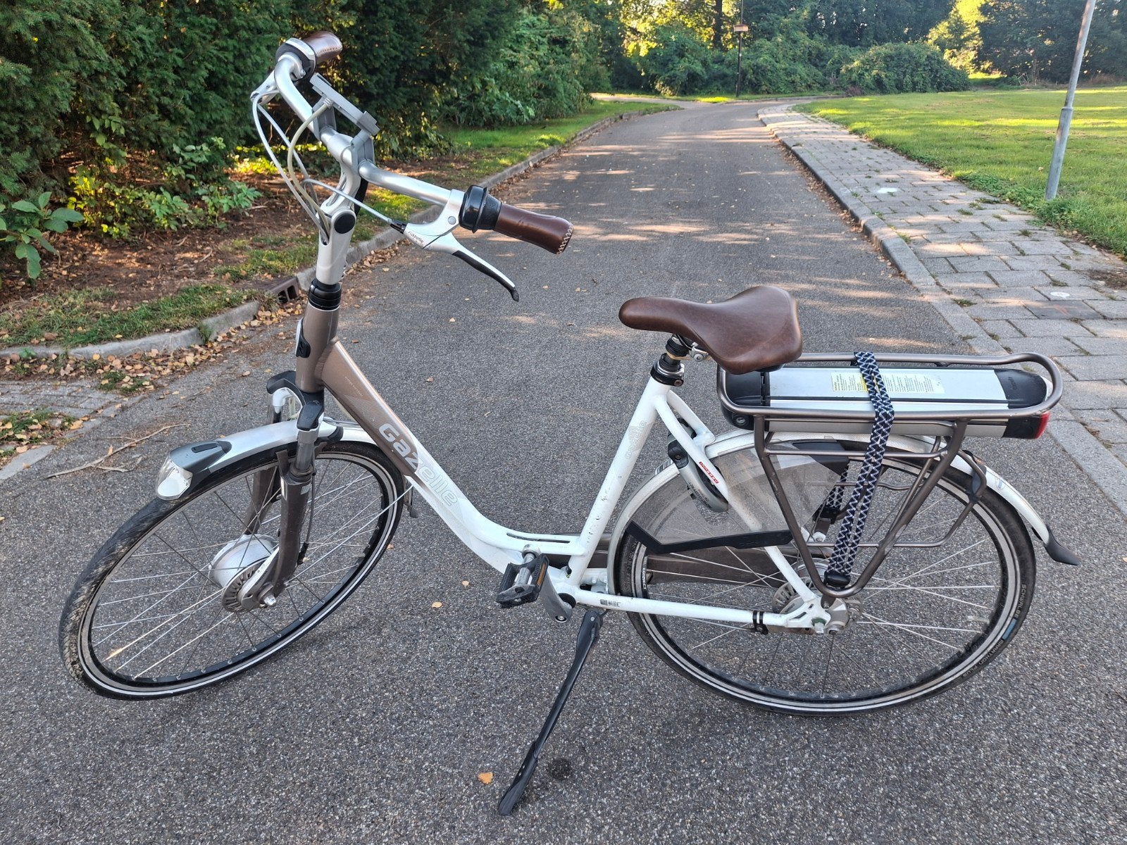 Ellectrische Gazelle Orange Excellent, Ophalen, Minder dan 30 km per accu, Gebruikt, 51 tot 55 cm