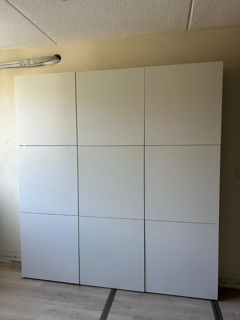 Witte kast 200x180x22 cm, Huis en Inrichting, Kasten | Schoenenkasten, Ophalen of Verzenden, Gebruikt, Modern