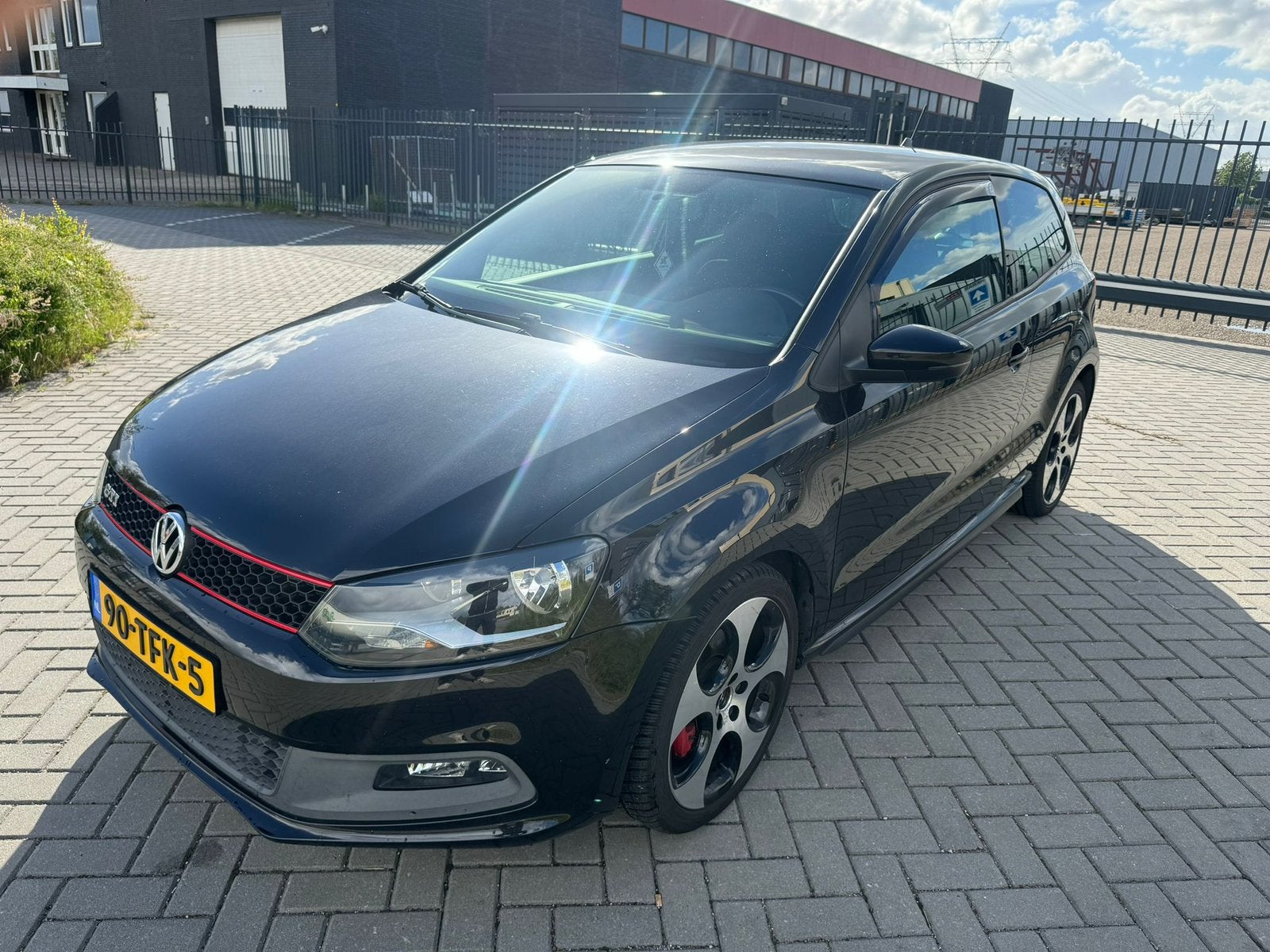 Volkswagen Polo 1.4 TSI DSG Automaat Gereviseerd 2012 NAP, Auto's, Stof, 1169 kg, Zwart, 4 cilinders