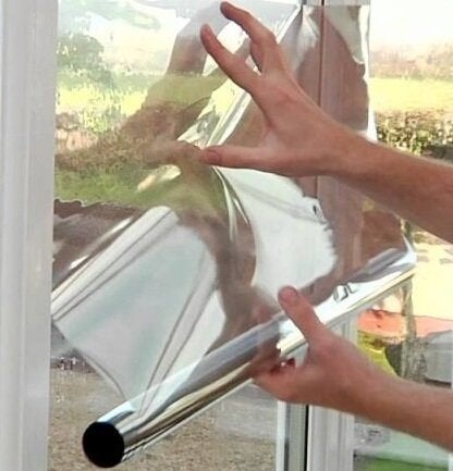 Spiegelfolie / raamfolie van Action – meerdere rollen, Ophalen of Verzenden, Nieuw, Minder dan 5 m², Folie