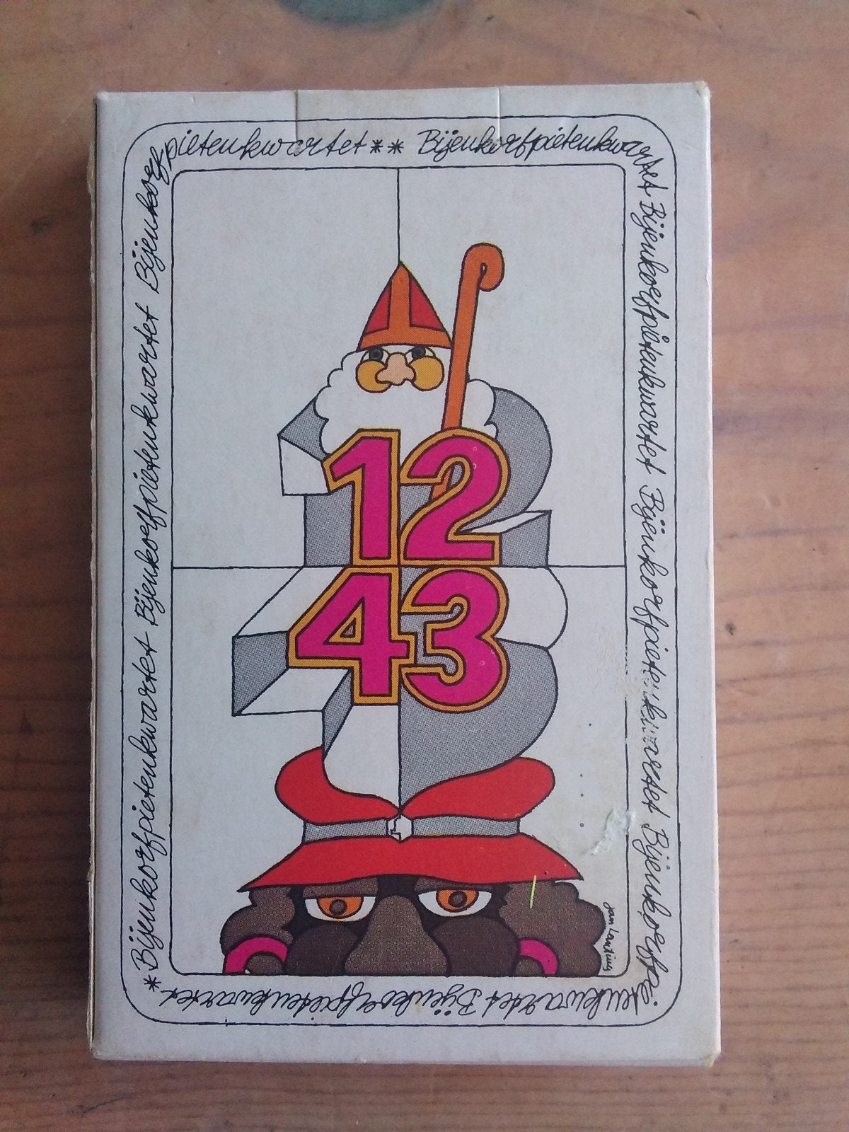 De Bijenkorf Pietenkwartet, Verzamelen, Speelkaarten, Jokers en Kwartetten, Verzenden, Zo goed als nieuw, Kwartet(ten)