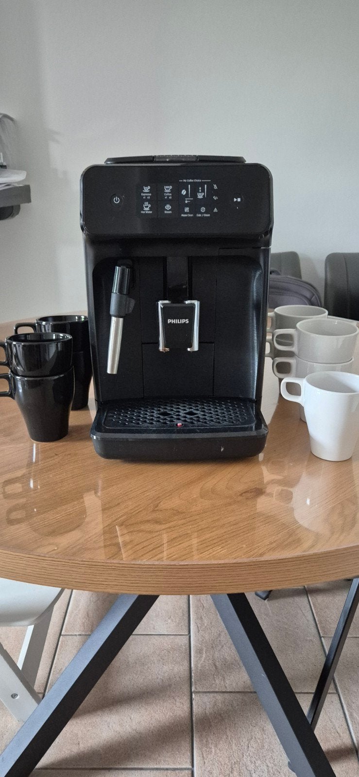 Philips Volautomatische Espressomachine, Witgoed en Apparatuur, Koffiezetapparaten, Gebruikt, Espresso apparaat, 4 tot 10 kopjes