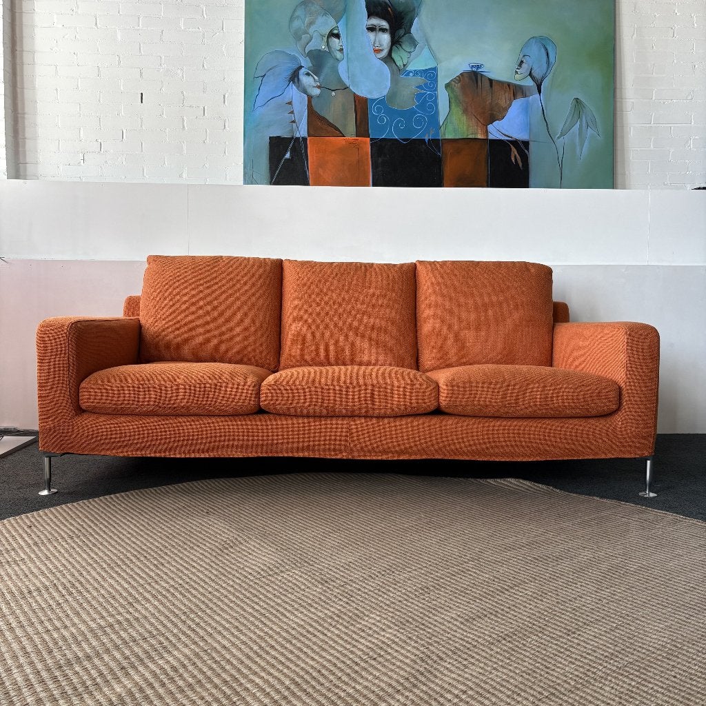 B&B Italia Harry 3-zitsbank (nieuwprijs: €5.295,-), Huis en Inrichting, Banken | Bankstellen, Ophalen, Doetinchem, Overige materialen