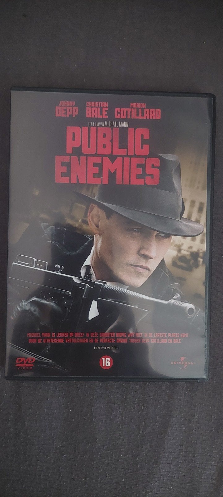 Public Enemies DVD - Actiethriller met Johnny Depp, Maffia en Misdaad, Vanaf 16 jaar, Nederlands, Ophalen of Verzenden