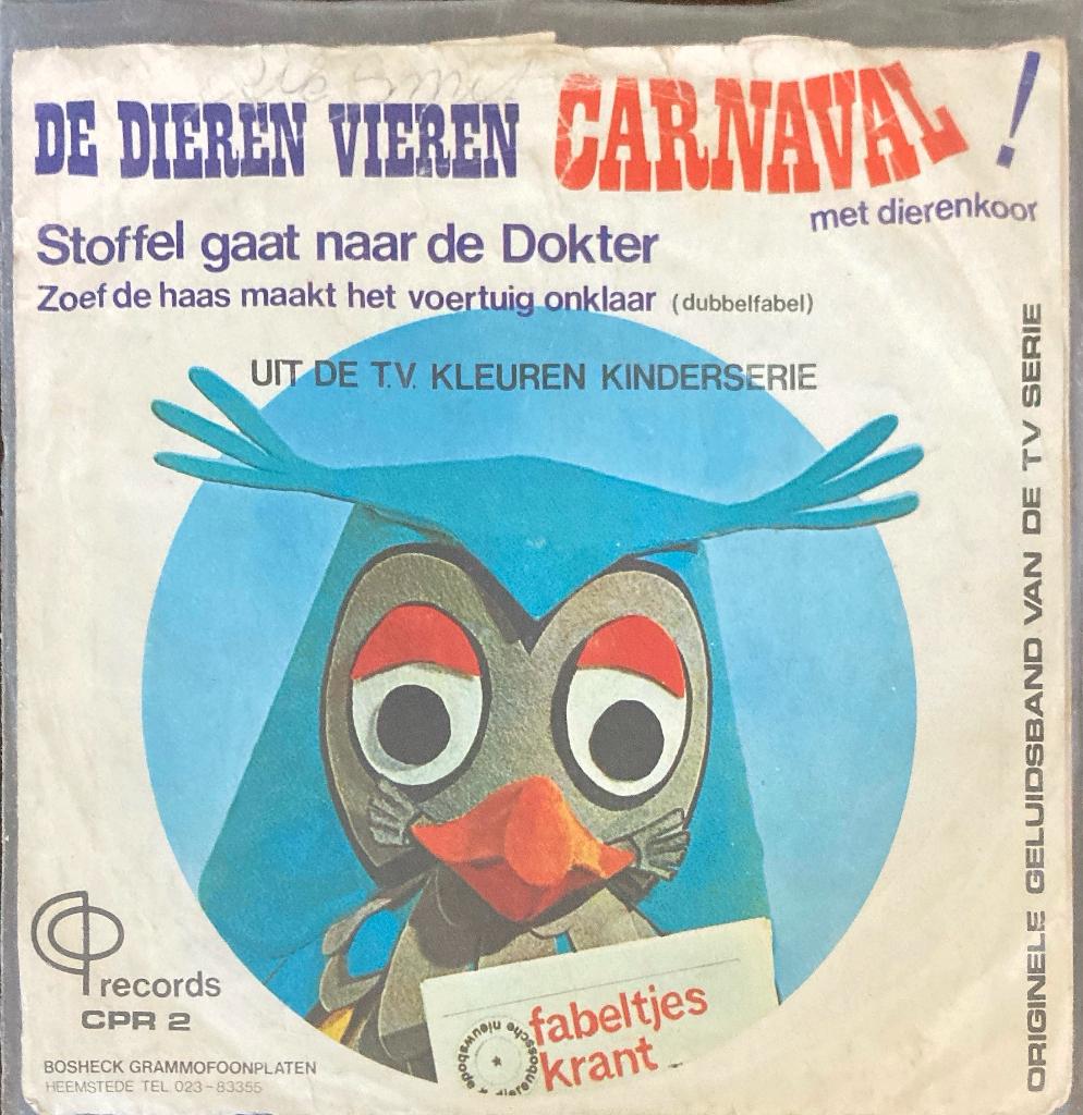 De Dieren Vieren Carnaval! - Stoffel gaat naar de Dokter, Cd's en Dvd's, Originele persing, Ophalen of Verzenden, Gebruikt, Kinderen en Jeugd