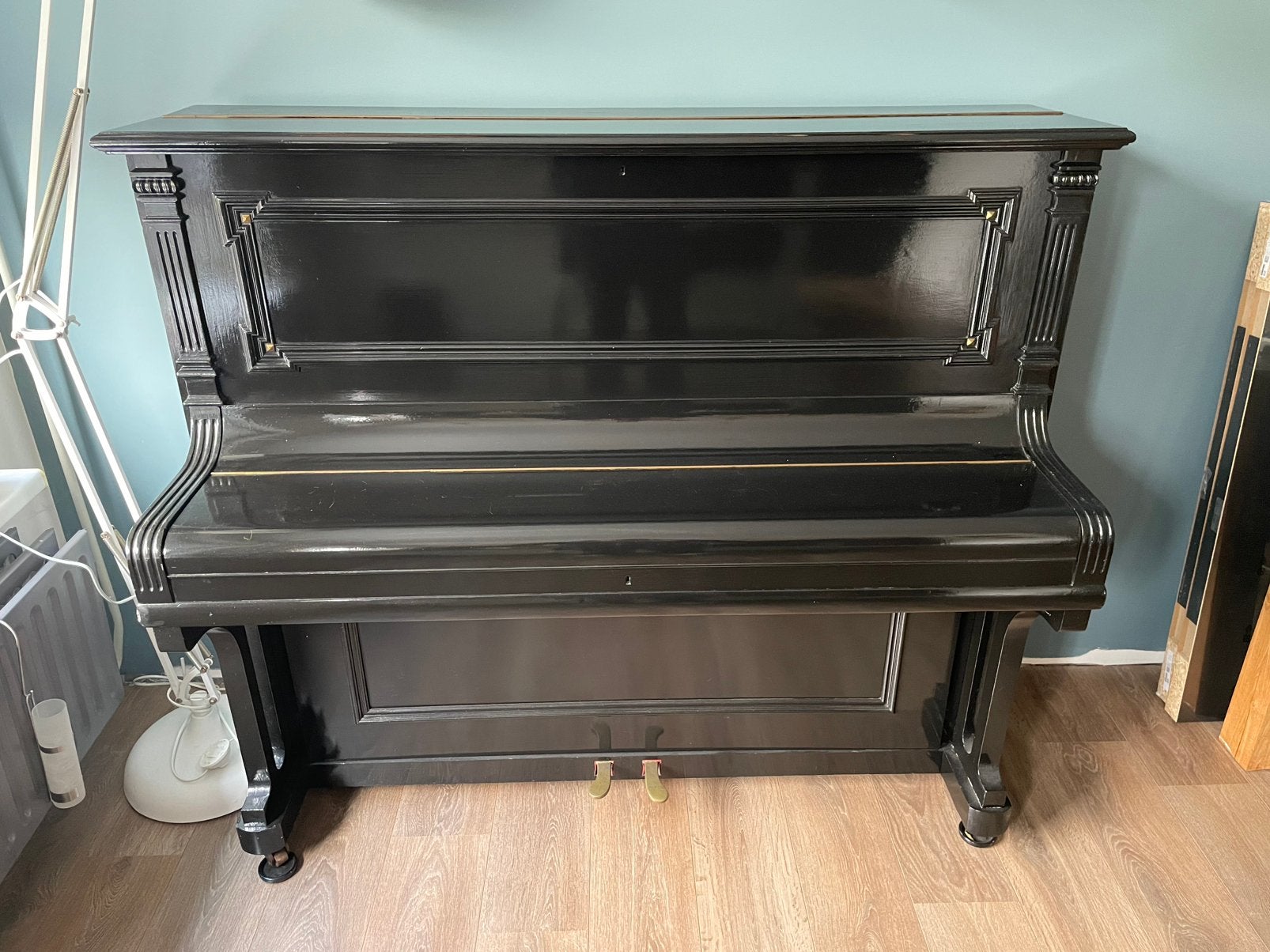 G Klingmann& Co piano, Muziek en Instrumenten, Piano's, Ophalen, Gebruikt, Zwart, Piano
