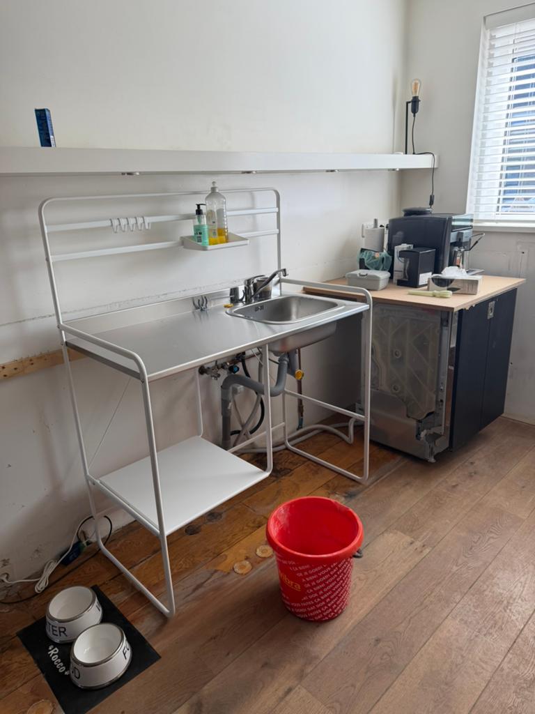 Nood keuken van ikea, Ophalen