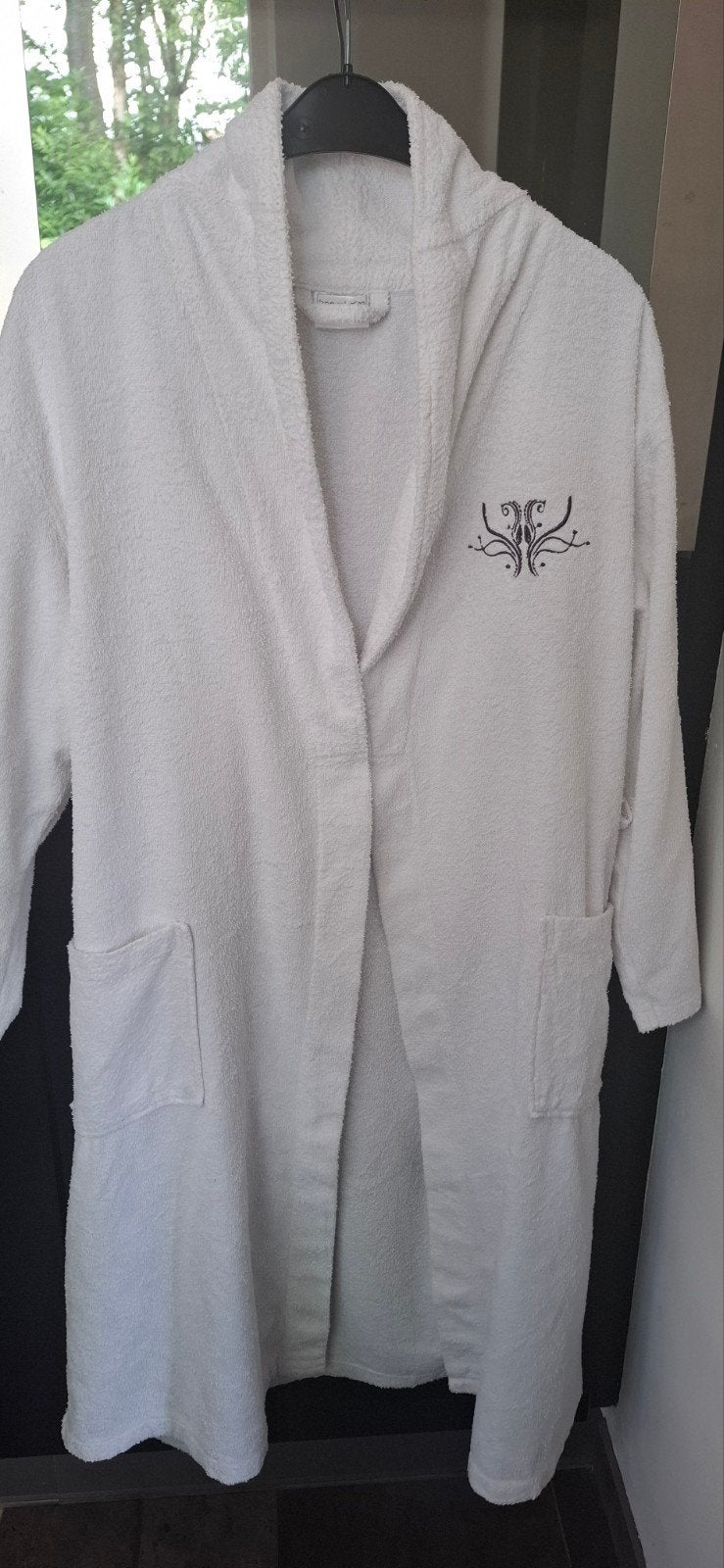 Witte badjas met borduursel - BPC Selection, Bpc selection, Ophalen of Verzenden, Zo goed als nieuw