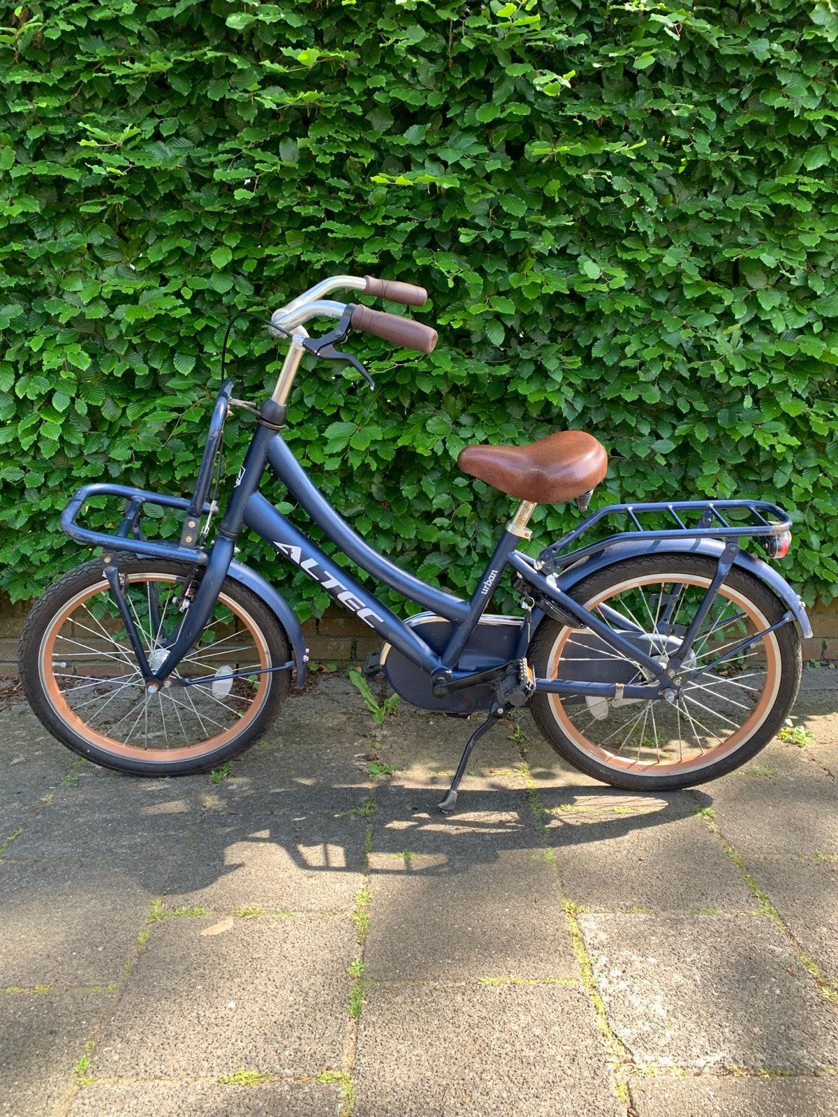 Altec Urban 20 inch kinderfiets - Blauw metallic, Fietsen en Brommers, Fietsen | Kinderfietsjes, Ophalen, Gebruikt, 20 inch of meer
