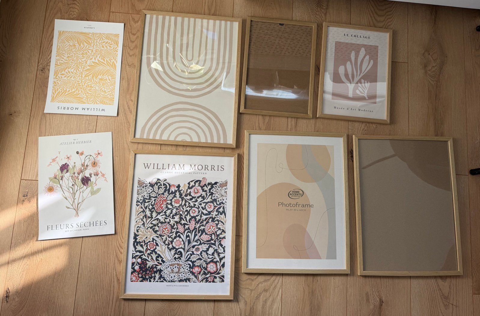 Diverse lijsten en posters (desenio)  (30x40 & 21x30), Ophalen of Verzenden, Zo goed als nieuw, Fotolijst, Met afbeelding