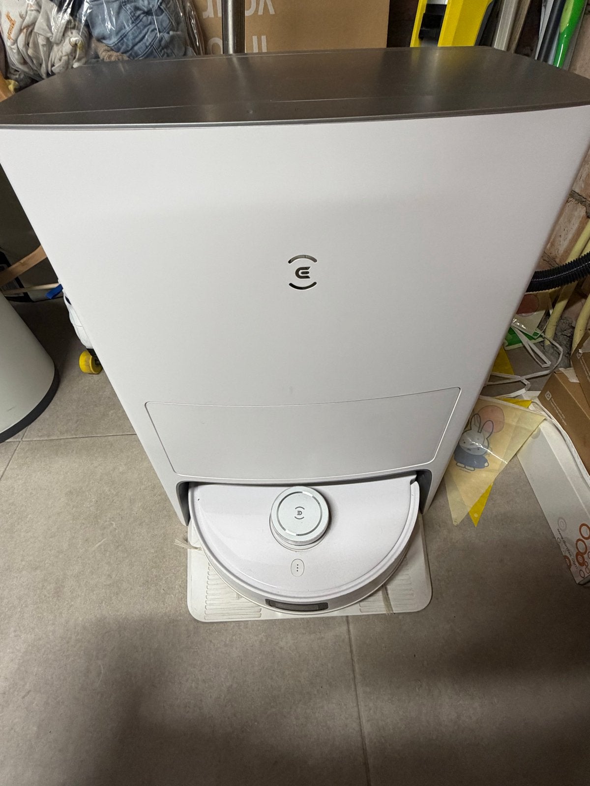Ecovacs Deebot X1e Omni Robotstofzuiger met Dweilfunctie, Witgoed en Apparatuur, Gebruikt, Ecovacs, Robotstofzuiger, Bedienbaar via app