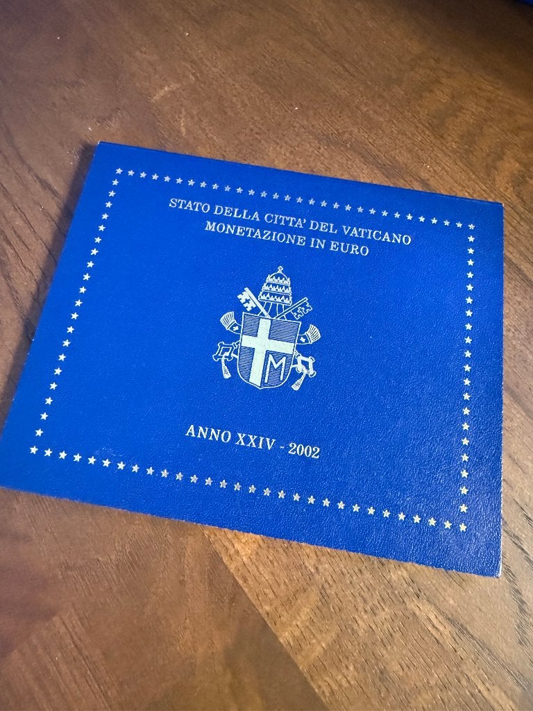 Vaticaanstad - 2002, Ophalen of Verzenden, Vaticaanstad, 5 euro, Setje