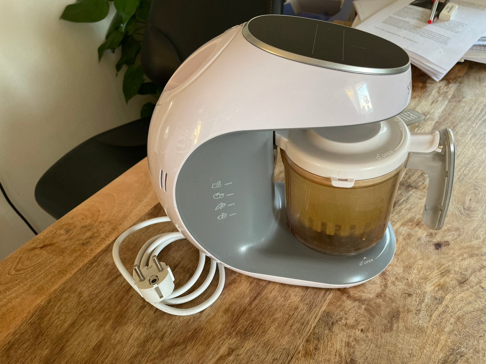7-in-1 multifunctioneel baby cooker_ SweetFox, Minder dan 1 liter, Ophalen, Zo goed als nieuw, 3 snelheden of meer