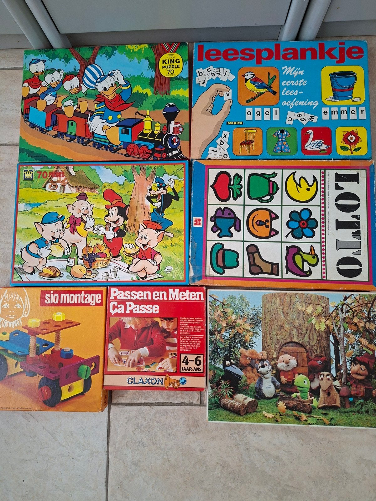 vintage spellen en puzzels jaren 70, Ophalen, Overige typen