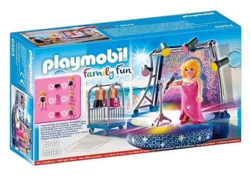Playmobil - 6983 - Podium met artieste - met originele doos, Complete set, Zo goed als nieuw, Family fun, Ophalen of Verzenden