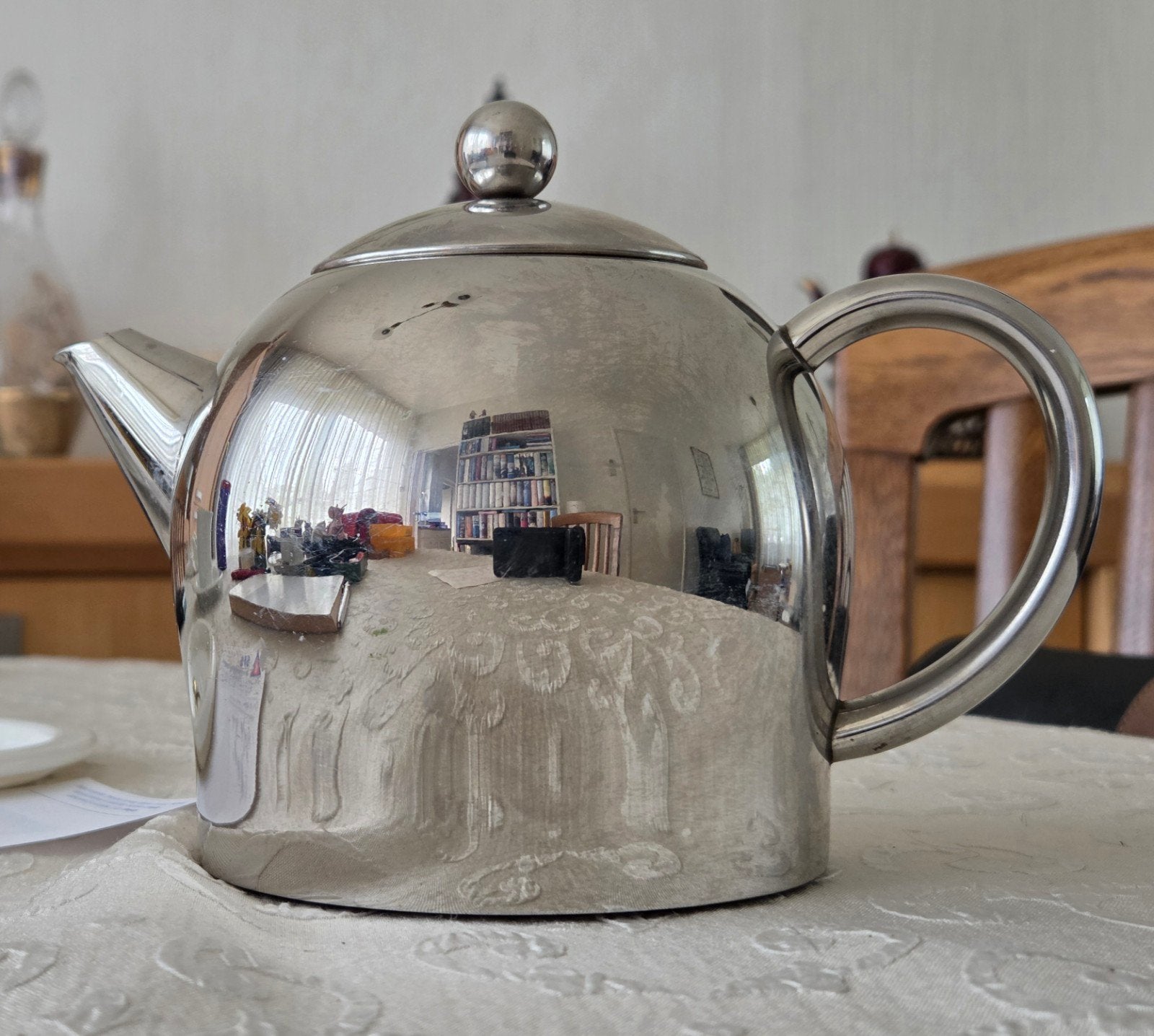 Bredemeijer Minuet Theepot Dubbelwandig RVS 0.5L, Ophalen of Verzenden