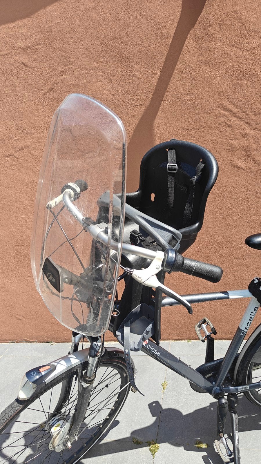 Bobike voorzitje met windscherm, Fietsen en Brommers, Ophalen, Gebruikt, Voorzitje, Bobike