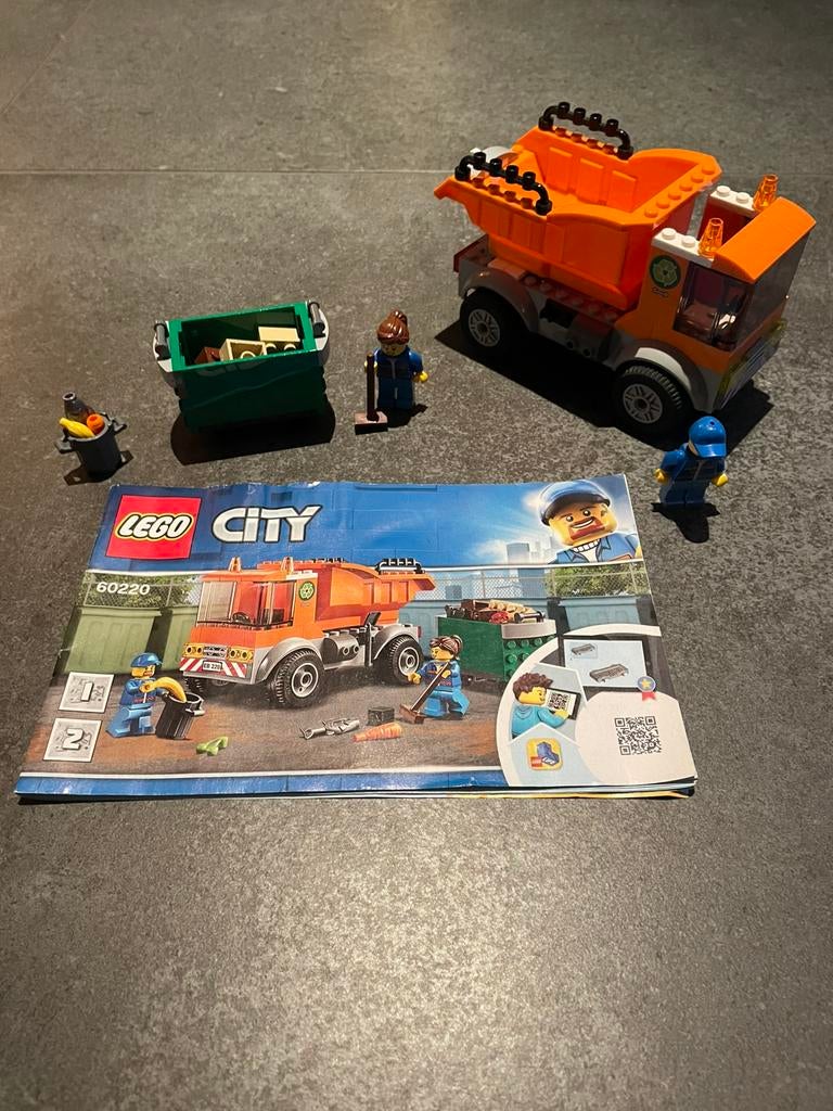Lego city vuilniswagen 60220, City, Lego, Ophalen of Verzenden, Complete set