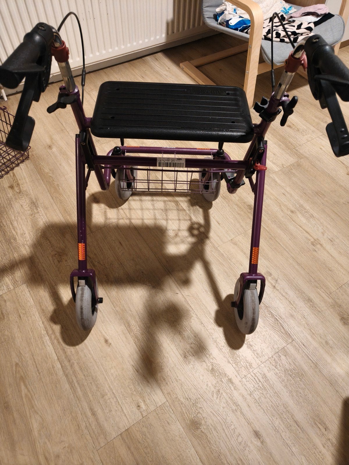 rollator te koop paars, Ophalen