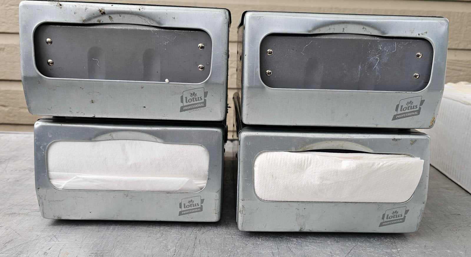 4x Lotus Professional Servetdispensers - Gebruikt, Ophalen, Gebruikt