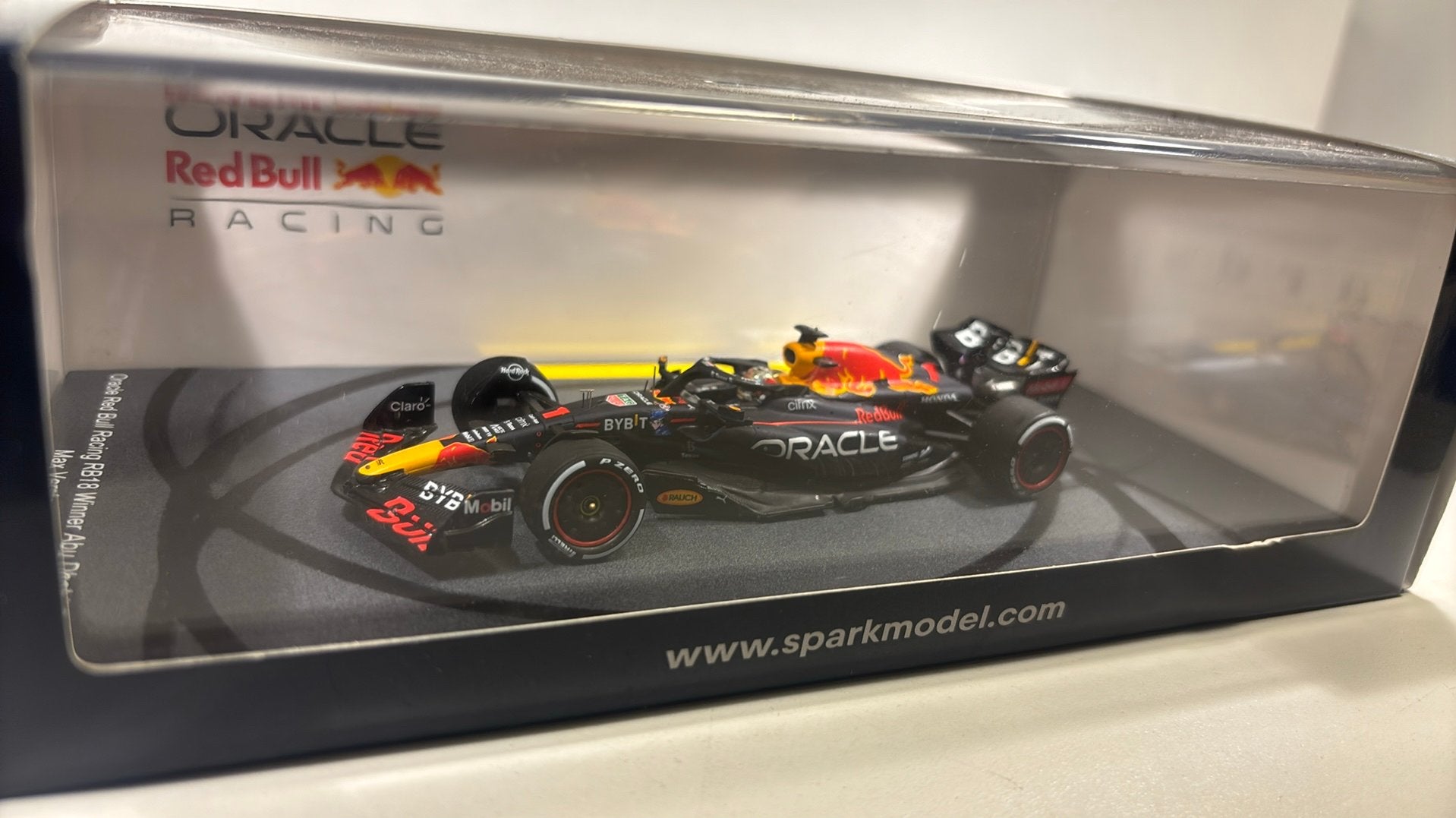 F1 red bull rb18 win abu dhabi max verstappen 2022 spark, Overige merken, Auto, Ophalen of Verzenden, A