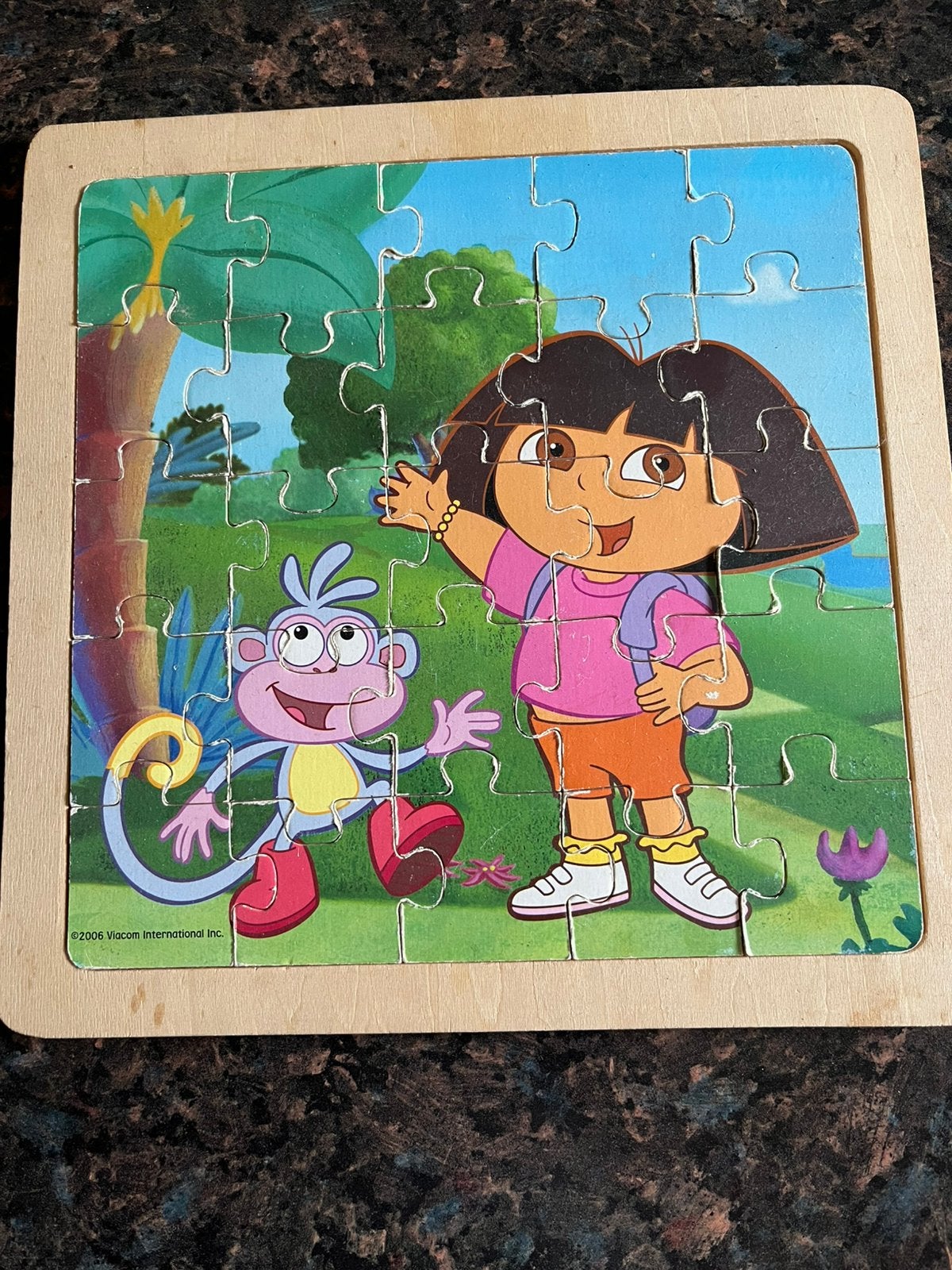 Dora puzzel, Ophalen of Verzenden, 10 tot 50 stukjes, Gebruikt, 2 tot 4 jaar