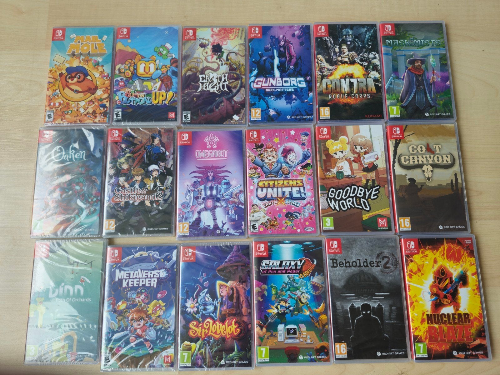 18 nintendo switch games 1 koop, Ophalen, Racen en Vliegen, Zo goed als nieuw, 3 spelers of meer