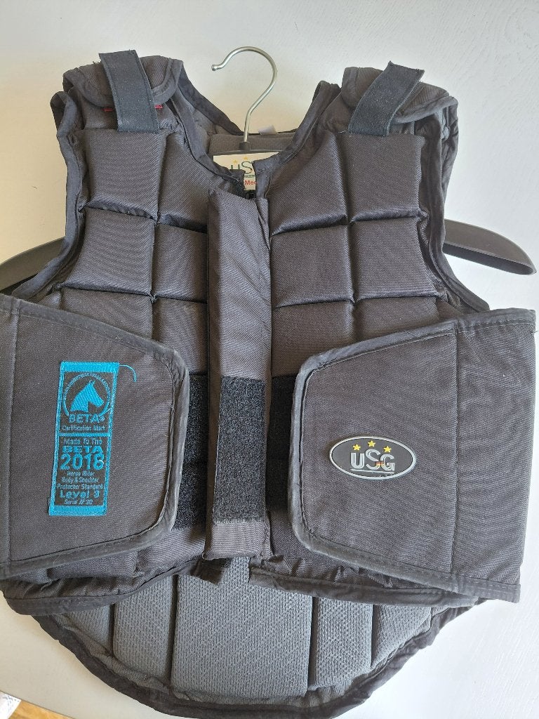 USG flexi bodyprotector, Dieren en Toebehoren, Paardrijkleding, Kinderen, Overige soorten, Ophalen of Verzenden, Zo goed als nieuw
