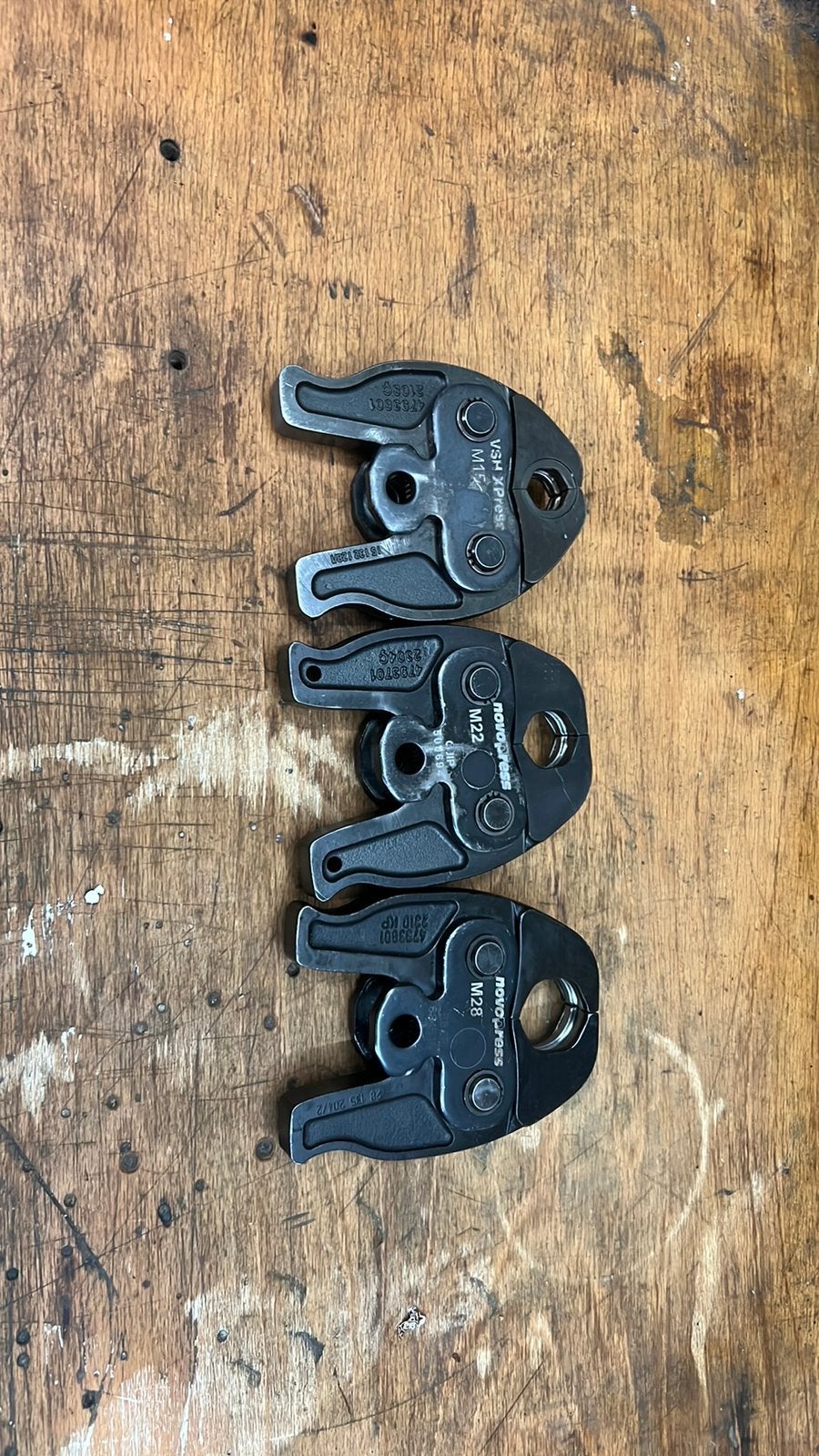 Persbekken M set 15,22,28 mm, Ophalen of Verzenden, Zo goed als nieuw