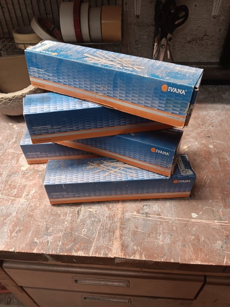 Afstandschroef IVANA 6.0x150  verzinkt, Ophalen, Nieuw