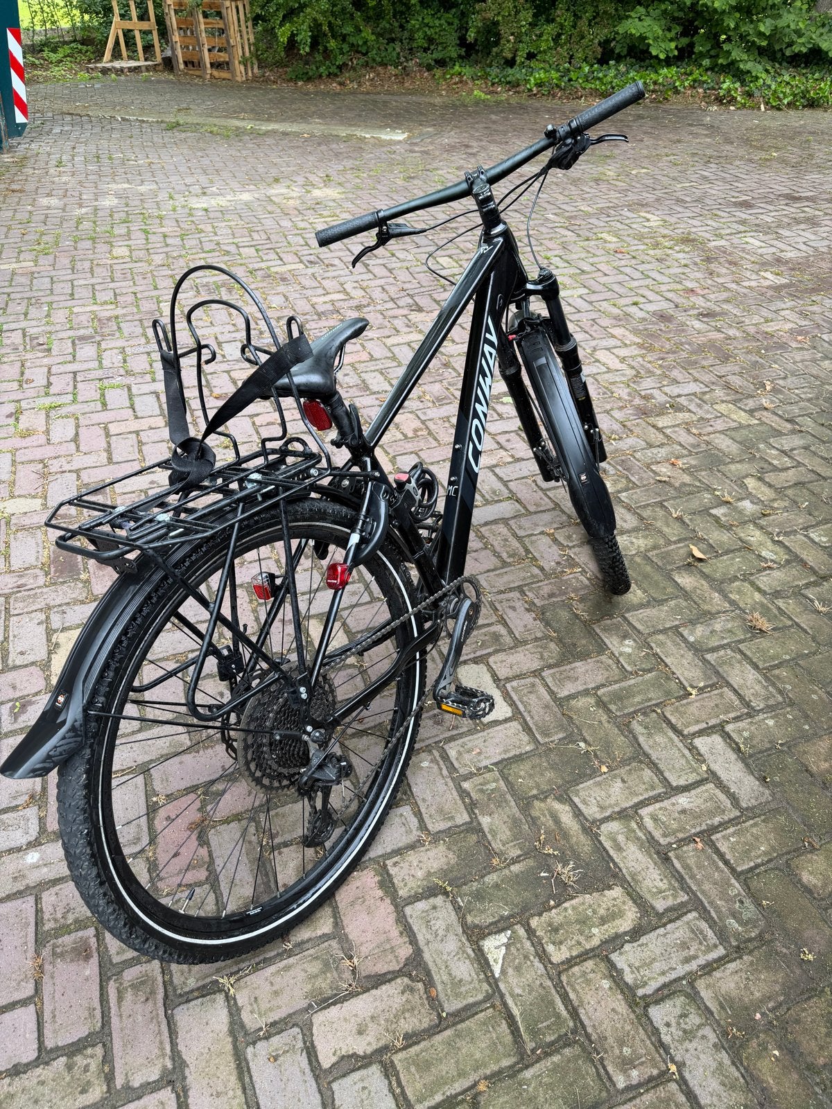 Conway MC 5.9 Hardtail met monkey bagagedrager, Fietsen en Brommers, Gebruikt, Heren, 45 tot 49 cm, Schijfrem
