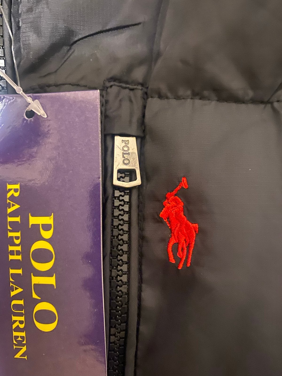 Polo Ralph Lauren Zwarte Puffer Jas - Nieuw met labels, Ophalen of Verzenden, Nieuw, Maat 52/54 (L), Zwart