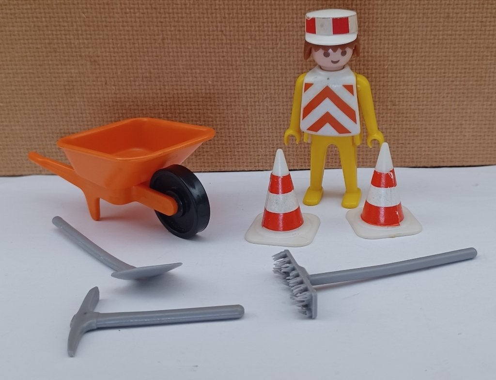 playmobil vintage werkman, Verzenden, Gebruikt, Complete set