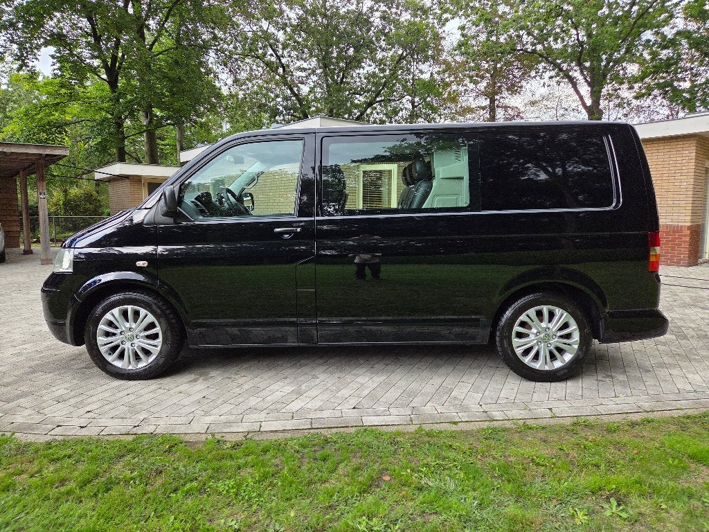Vw Transporter 2.5TDI DC AUT 2008 (Youngtimer!), Zwart, Volkswagen, Zwart, Diesel
