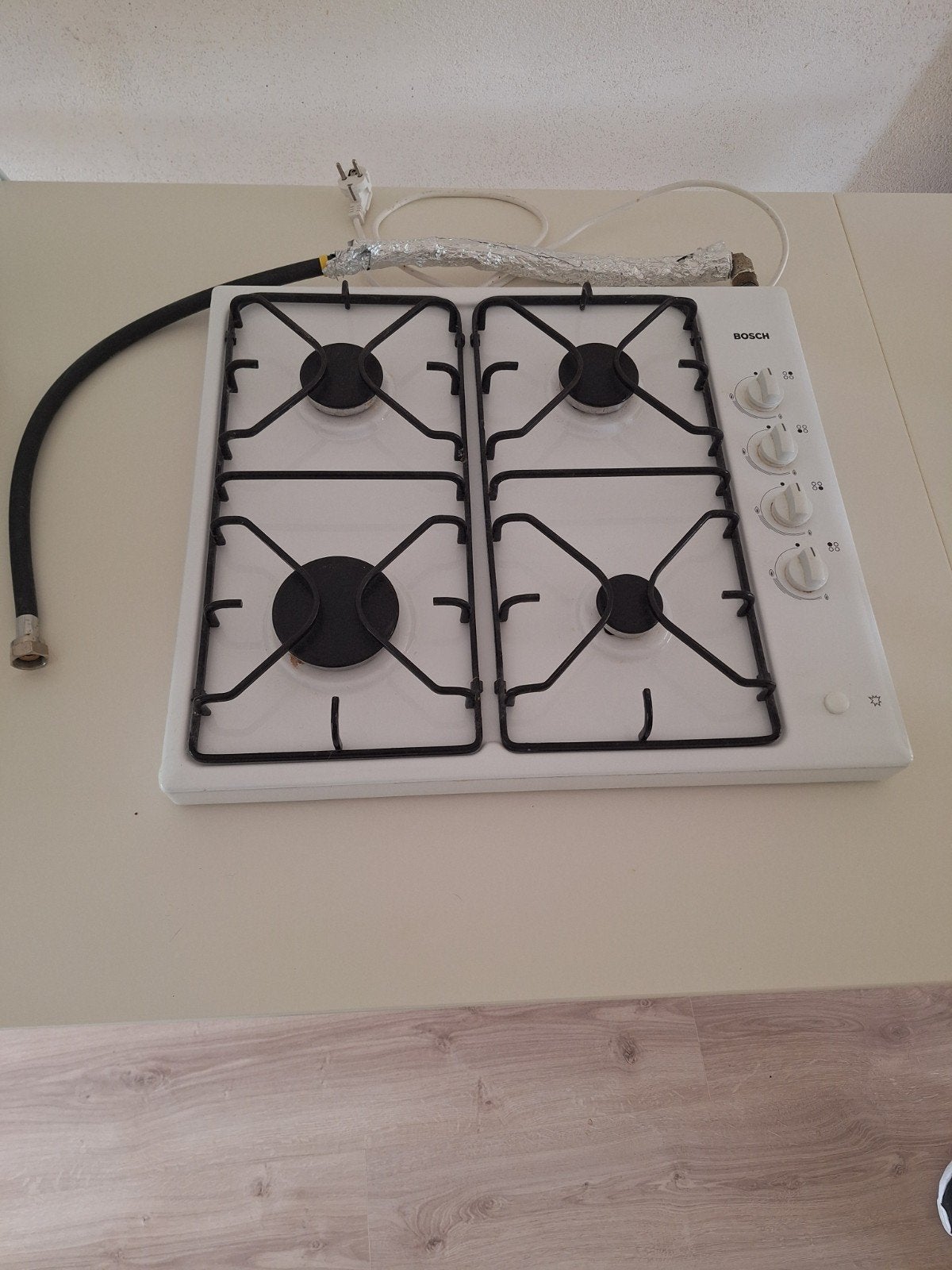 Gas kookplaat, Ophalen, Gebruikt, 4 kookzones, Gas