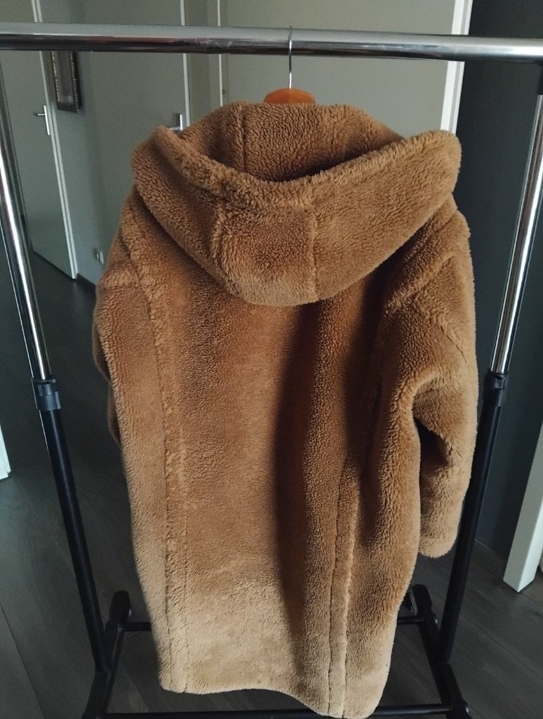 Winterjas, Ophalen, Zo goed als nieuw, Maat 38/40 (M), Bruin