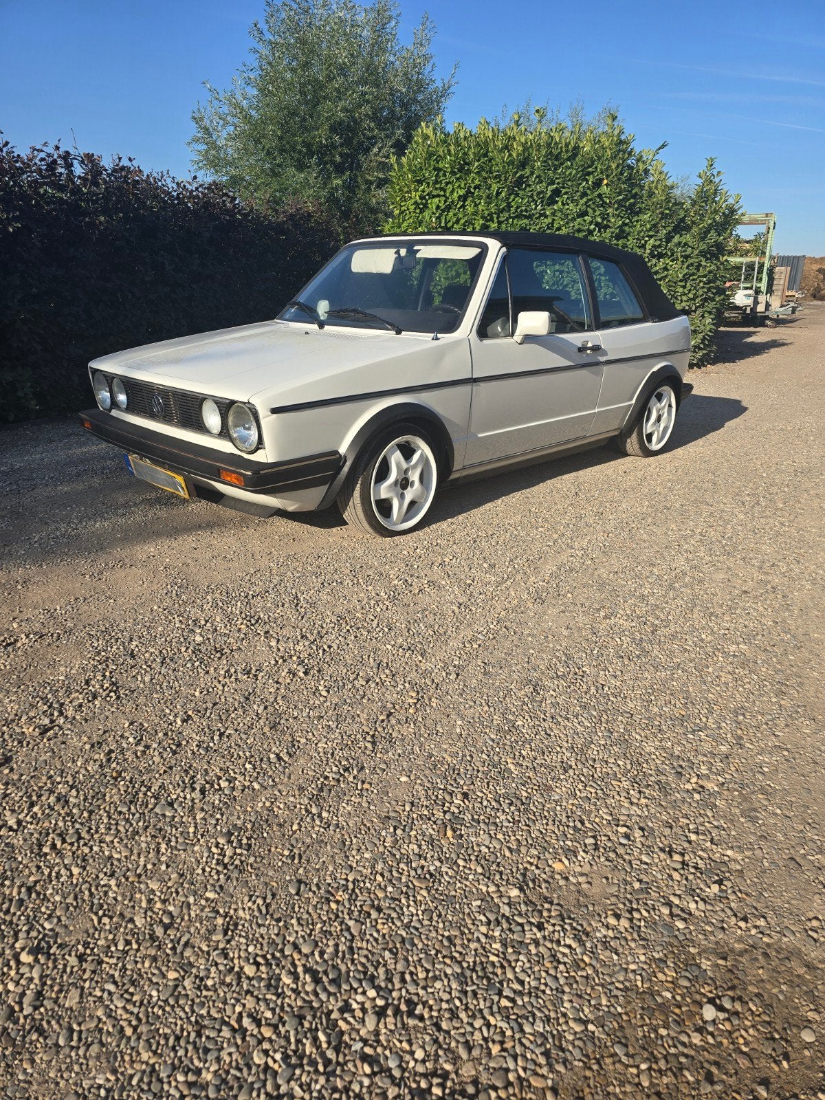 leuke golf 1 cabrio te koop van 1987 apk tot 3 juni 2028, Voorwielaandrijving, Stof, 4 cilinders, Cabriolet