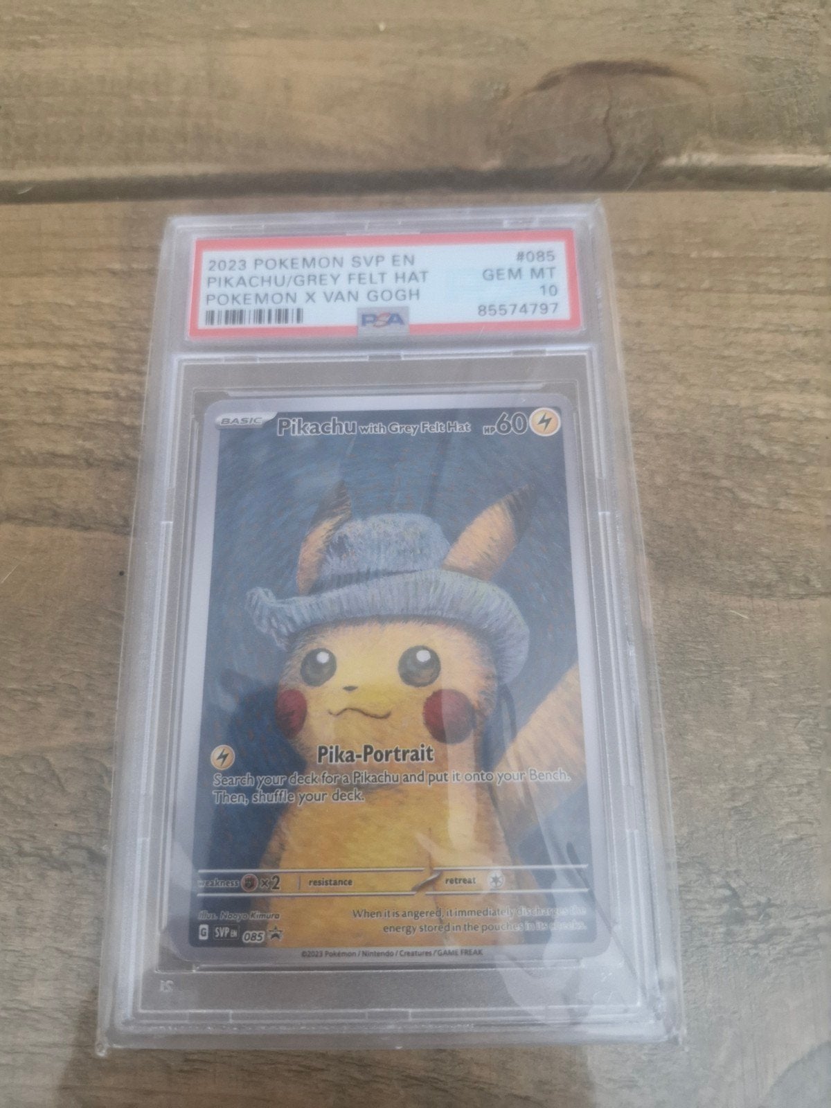 Pikachu van gogh, Hobby en Vrije tijd, Verzamelkaartspellen | Pokémon, Ophalen of Verzenden, Zo goed als nieuw