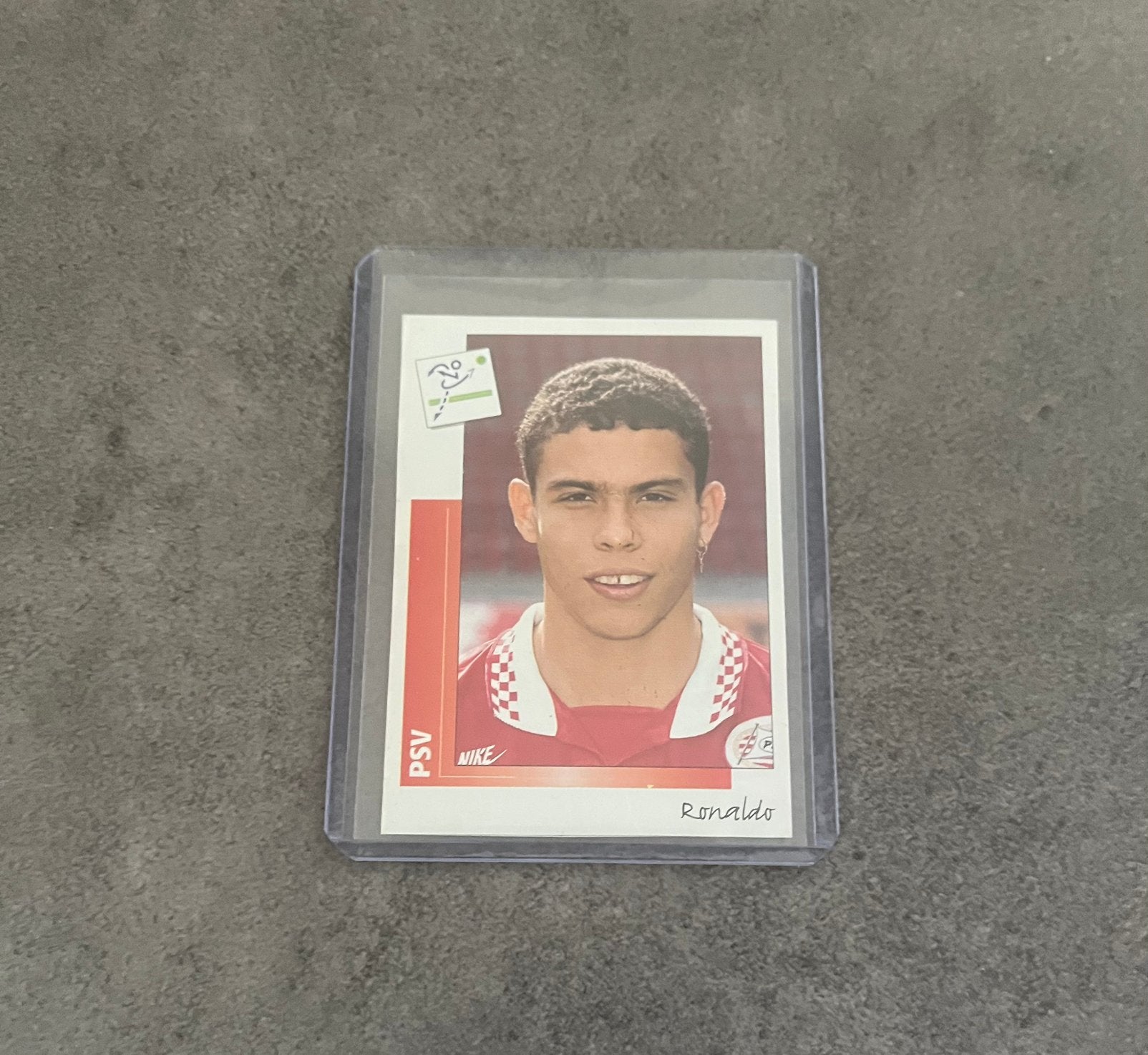 Panini Voetbal 96 Ronaldo In Zeer Goede Staat Zeldzaam, Verzenden, Zo goed als nieuw, Sticker