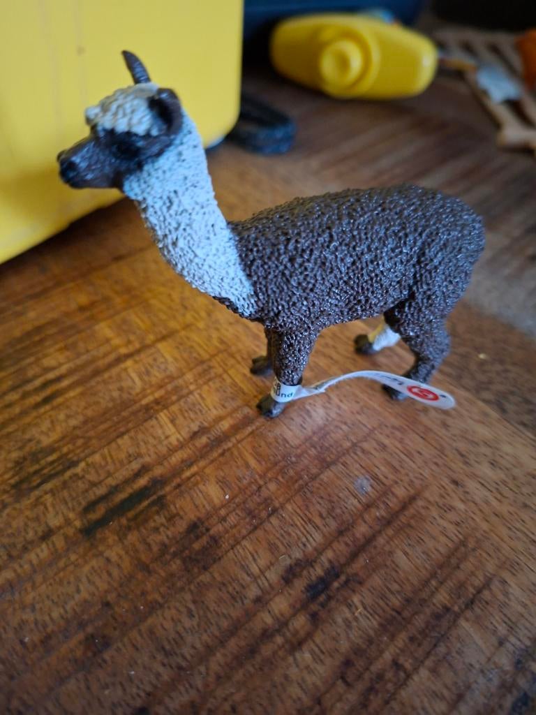 Schleich alpaca, Ophalen of Verzenden, Zo goed als nieuw, Boerderijdier, Beeldje of Figuurtje