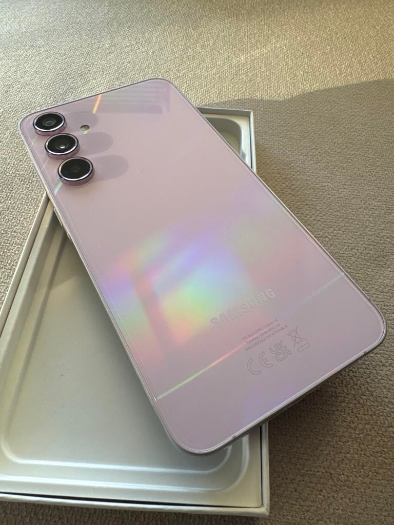 Samsung Galaxy A55 5G, Ophalen, Paars, Touchscreen, Nieuw