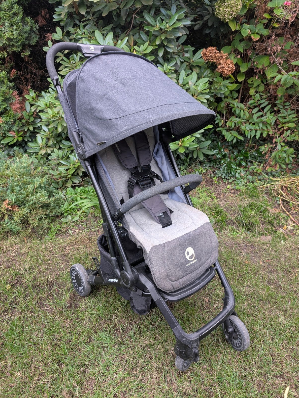 Easywalker buggy met reistas, Ophalen, Gebruikt, Verstelbare rugleuning