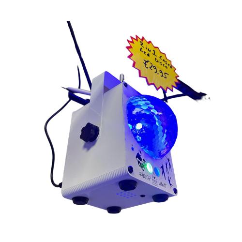 DJLicht 4 in 1 RGB laser wit met 60 patronen, Geluidgestuurd, ., Nieuw, Ophalen of Verzenden