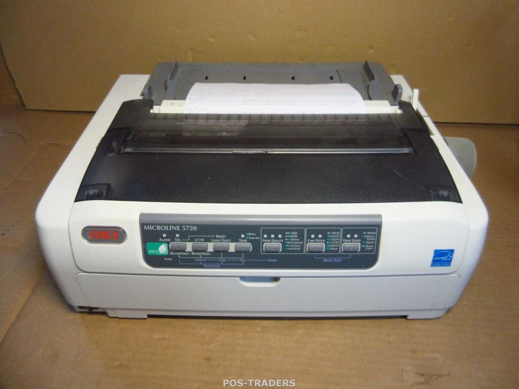 OKI Microline 5720 Dot Matrix A4 USB 6copy Naald Printer, Niet ingevuld, Zwart-en-wit printen, Gebruikt, Matrix-printer