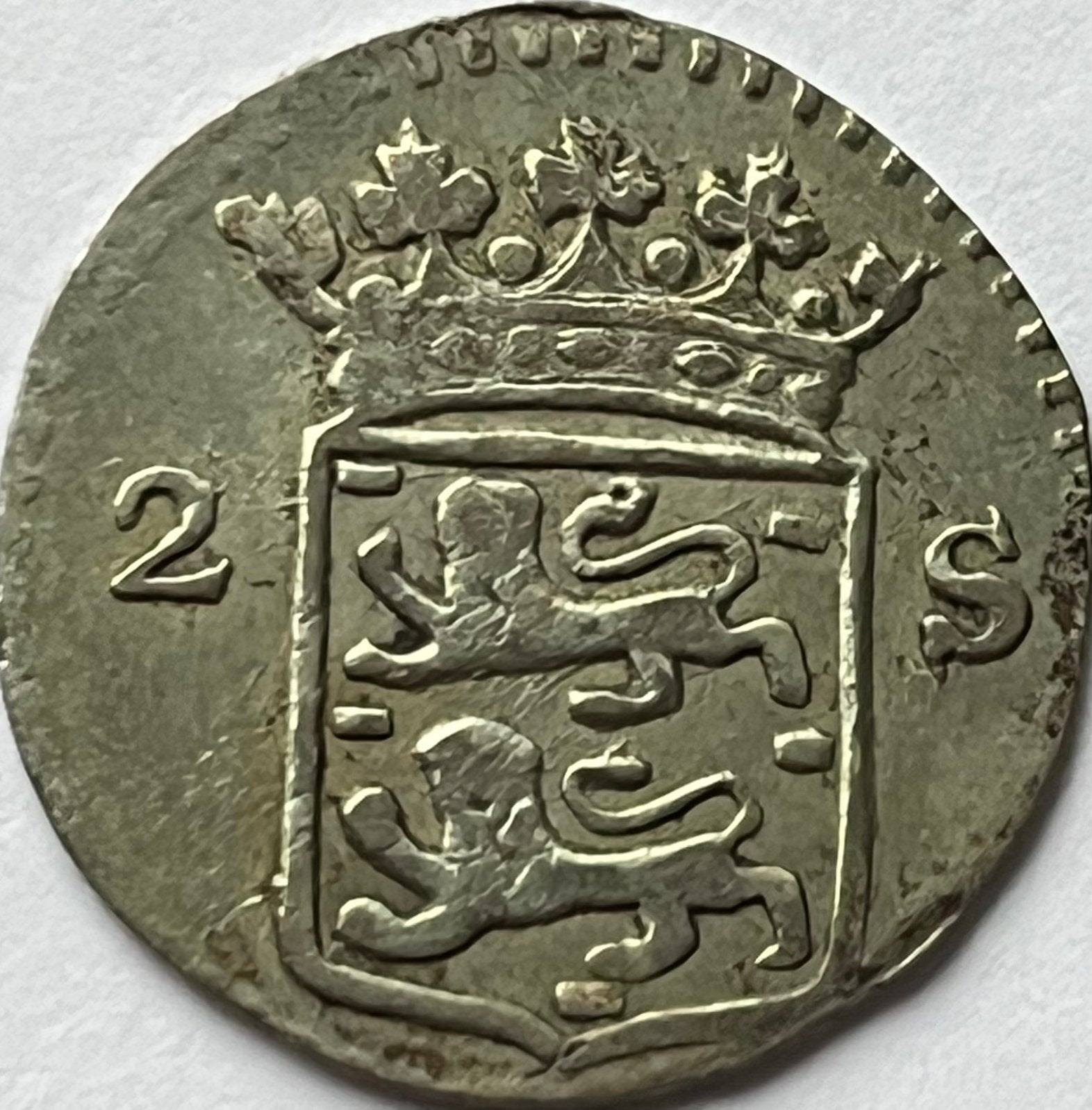 West-Friesland dubbele stuiver 1787, Vóór koninkrijk, Zilver, Losse munt, Overige waardes