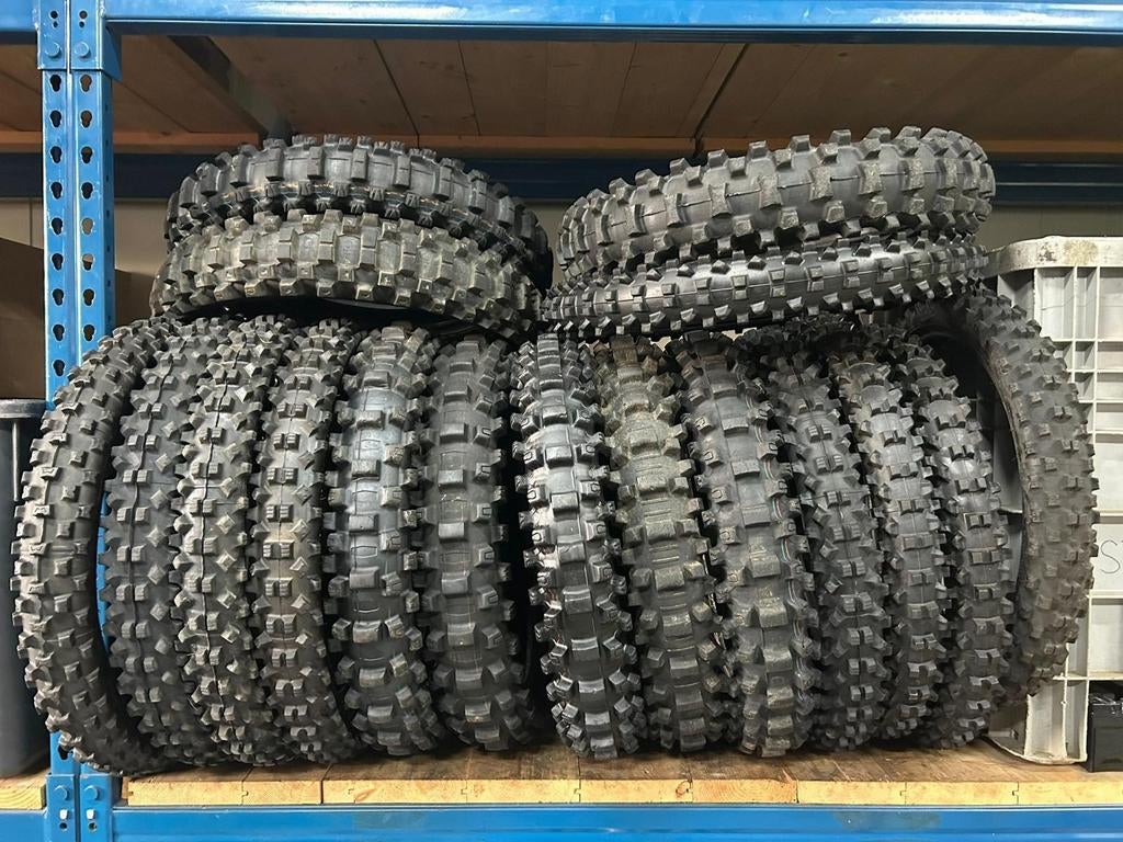 Partij gebruikte crossbanden 19 & 21 inch Dunlop Pirelli, Ophalen, Info@michelin.com, Pirelli, Gebruikt