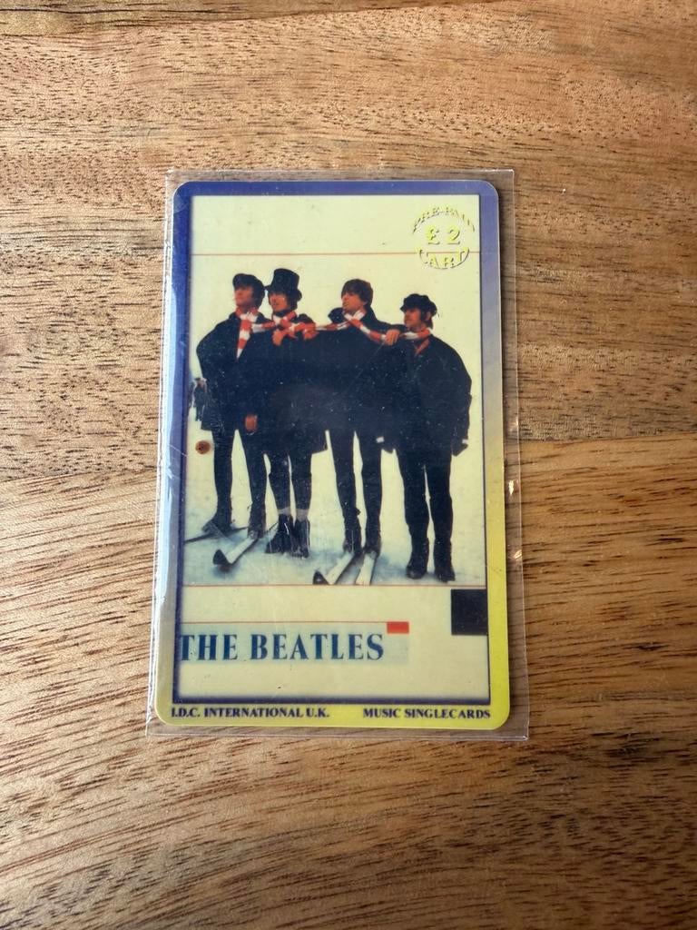 The Beatles - UK Pre-paid card limited edition (new sealed), Ophalen of Verzenden, Zo goed als nieuw