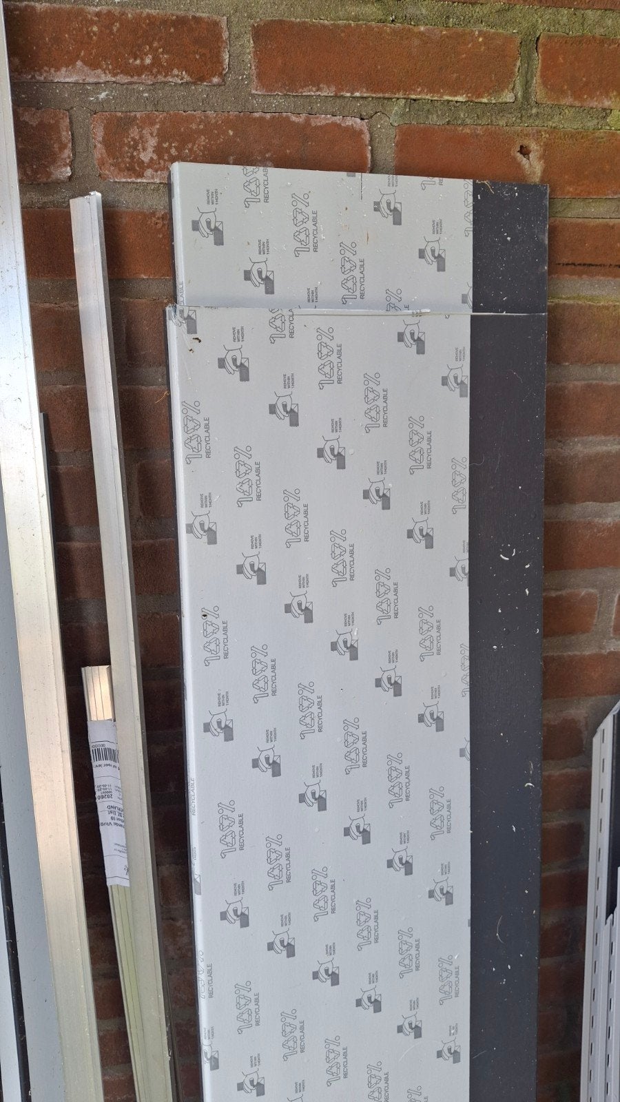 Novalit kunststof gevelbekleding ral 7016, Ophalen, Nieuw, Overige materialen