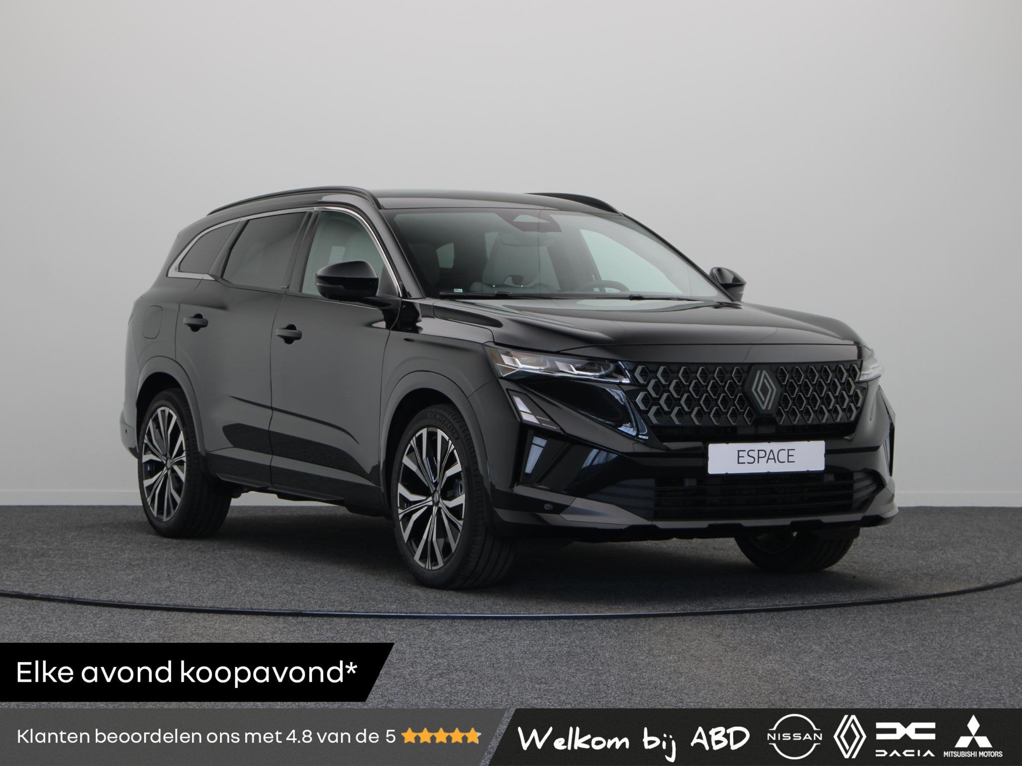 Renault Espace E-Tech full hybrid 200pk iconic 7p. | Vijf ja, Auto's, Renault, Bedrijf, Te koop, Espace, 360° camera, ABS, Adaptieve lichten